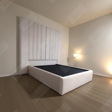 High tall headboard bed - bed, single