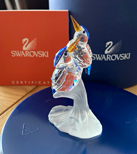 Swarovski silver crystal bird - silver,
