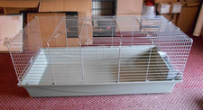 Large Guinea Pig Rabbit Cage 120cm, 60cm, 50cm - Grey/Green