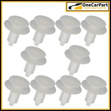 Panel Trim Clip x10 White