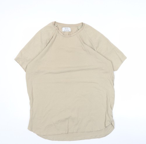 Bershka men beige - bershka, regular