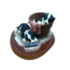 2006 Border Fine Arts Wash & Brush Up The Border Collie Collection A6128 (17)