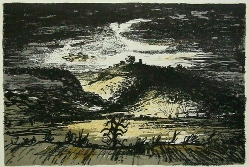 John piper mounted - mounted, original