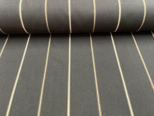 Norfolk woven striped black - striped,