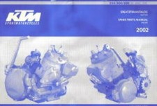 2002 KTM 250 300 380 SX MXC EXC Engine Spare Parts Manual : 320865