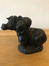 Vintage "Welsh Coal" Little girl with pony, figurine and 1st prize rosette.