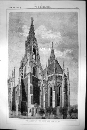 Original old antique print - original,