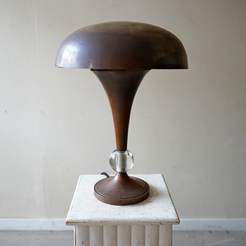 French art deco metal table - art,