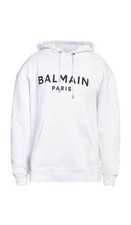 Balmain Hoodie Size XXL White