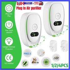 4Pcs Air Purifier for Bedroom Smokers Plug-in Negative Ion Generator AirPurifier