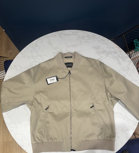 Emporio armani beige bomber - emporio,