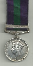 GSM PALESTINE BURROWS CHESHIRE REGIMENT