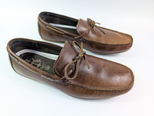 Next brown leather loafer boat - loafer,