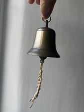 Solid Bronze Brass Antique Vintage House Pub Garden Bell