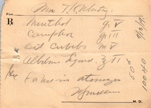 Faded ledger fragment - faded, w/