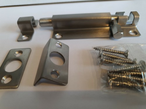 Brushed satin chrome straight - satin,