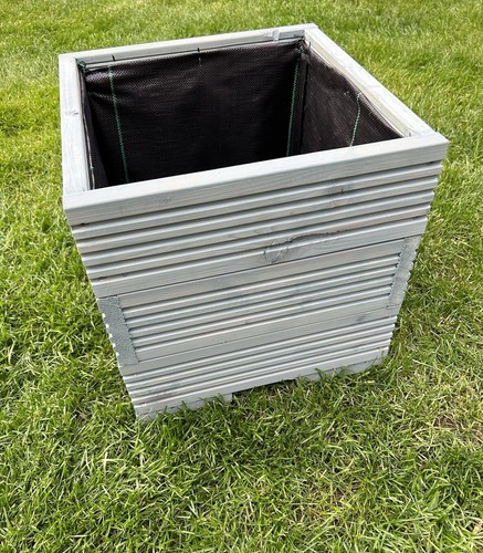 Wooden planter decking - wooden,