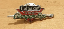 HEINEKEN ICE HOCKEY CHAMPIONSHIPS novelty pin badge. A015