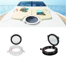 Round Hatches Boat Yacht RV Porthole Windows Port Hole Opening Portlight