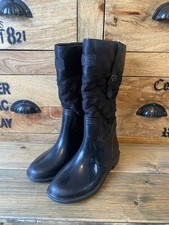 Girls next Black Boots Size 12