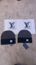 Louis Vuitton néo petit damier black and grey beanie