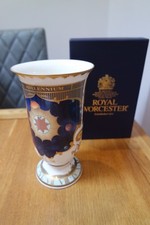 Royal Worcester 20cm Millennium Vase With Box