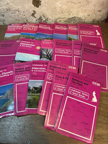 Ordnance survey os maps - x,