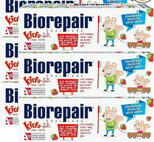 12x Biorepair Strawberry Kids Toothpaste – Milk Teeth, Enamel Repair, Safe Formu