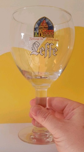 Leffe belgian beer challice - beer,