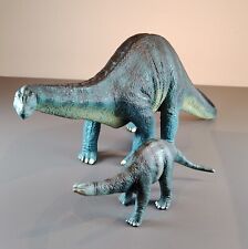 Schleich 1997 Apatosaurus Dinosaur-Green / Schleich Apatosaurus 1993 Blue/black