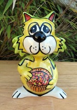 Lorna Bailey Exquisite PROTOTYPE RARE COLOURWAY BASKET CAT  2003 Easter