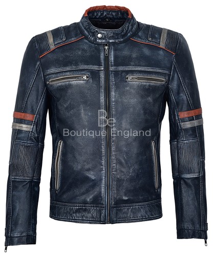 Cafe racer men biker leather - cafe,