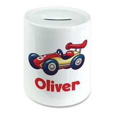 Personalised Any Name Race Car