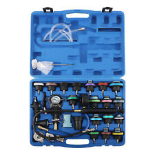 28pcs Radiator Pressure Tester Coolant Purge Refill Vacuum Cooling System Kit