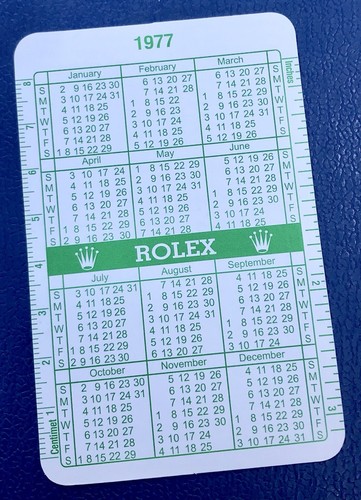 Rolex 1977 1978 - rolex,