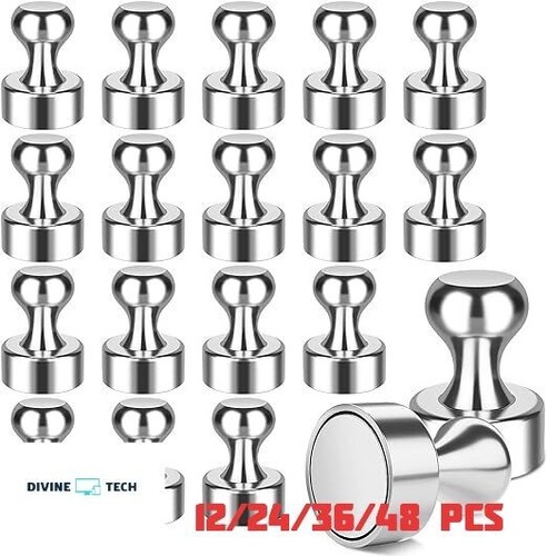 Metal push pin magnets - pin,