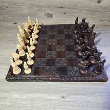 Vintage Medieval Figure Chess