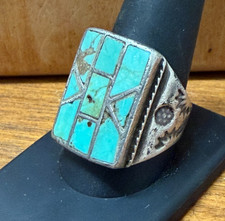 Vtg Native American Sterling