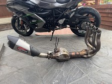 Yoshimura Kawasaki Ninja H2 SX SE +2018 2024 slip on Exhaust AT2 /zx10r gsxs1000