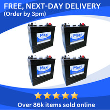 4 x Maxi T125 6V Deep Cycle