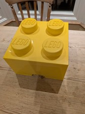 Large yellow Lego Storage Box