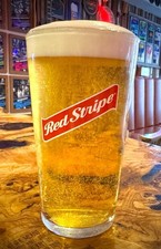 1 x Red Stripe Jamaican Lager Beer Pint Glass Brand New