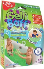 ZIMPLI - Gelli Baff Green, 1 Bath or 6 Play Uses, Magically Turns Water Green 