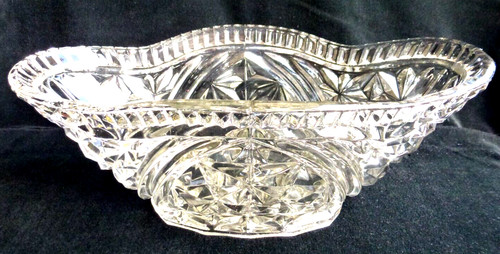 Glass fruit bowl art deco - glass, bowl.