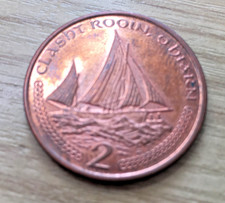 2002 coin, Isle of Man, 2p