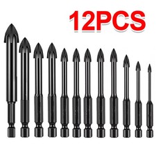 12Pc Dry Diamond Drill Bits
