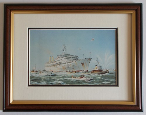 Framed shipping print - framed,