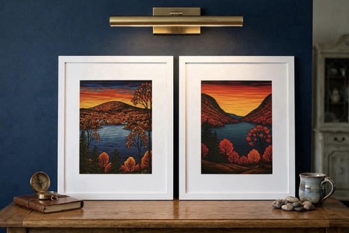 Pair stunning fall foliage - stunning,