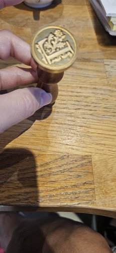 Letter wax seal - wax, stamp
