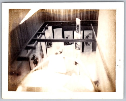 Vtg snapshot art gallery - b&w,